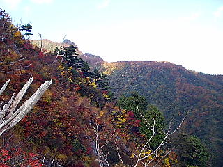 向うに鉾ヶ岳が