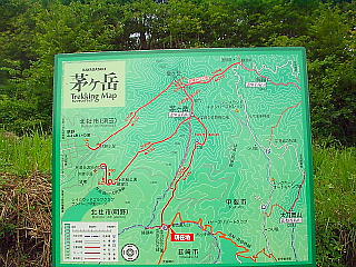 茅ヶ岳の地図